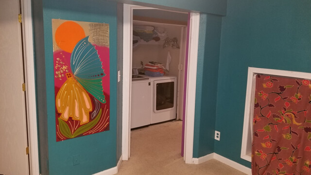 Doorway into the basement room.