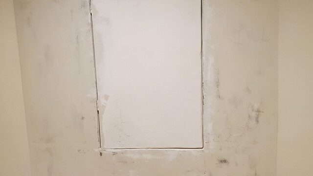Doors and trim in the remodeled basement.
