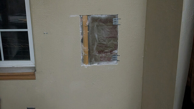 Drywall Patching 2 Before