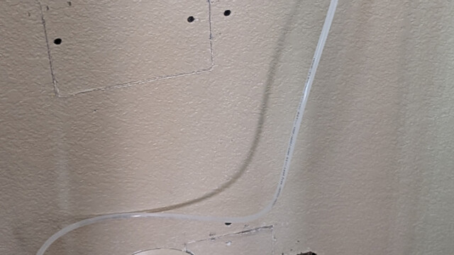 Fridge Water Line Install 5